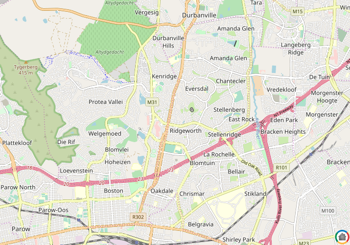 Map location of O Kennedyville